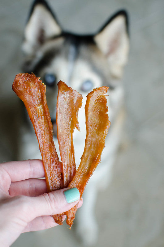 Premium Chicken Breast Jerky for Dogs & Cats – All-Natural, High-Protein, Low-Fat Dog Treats