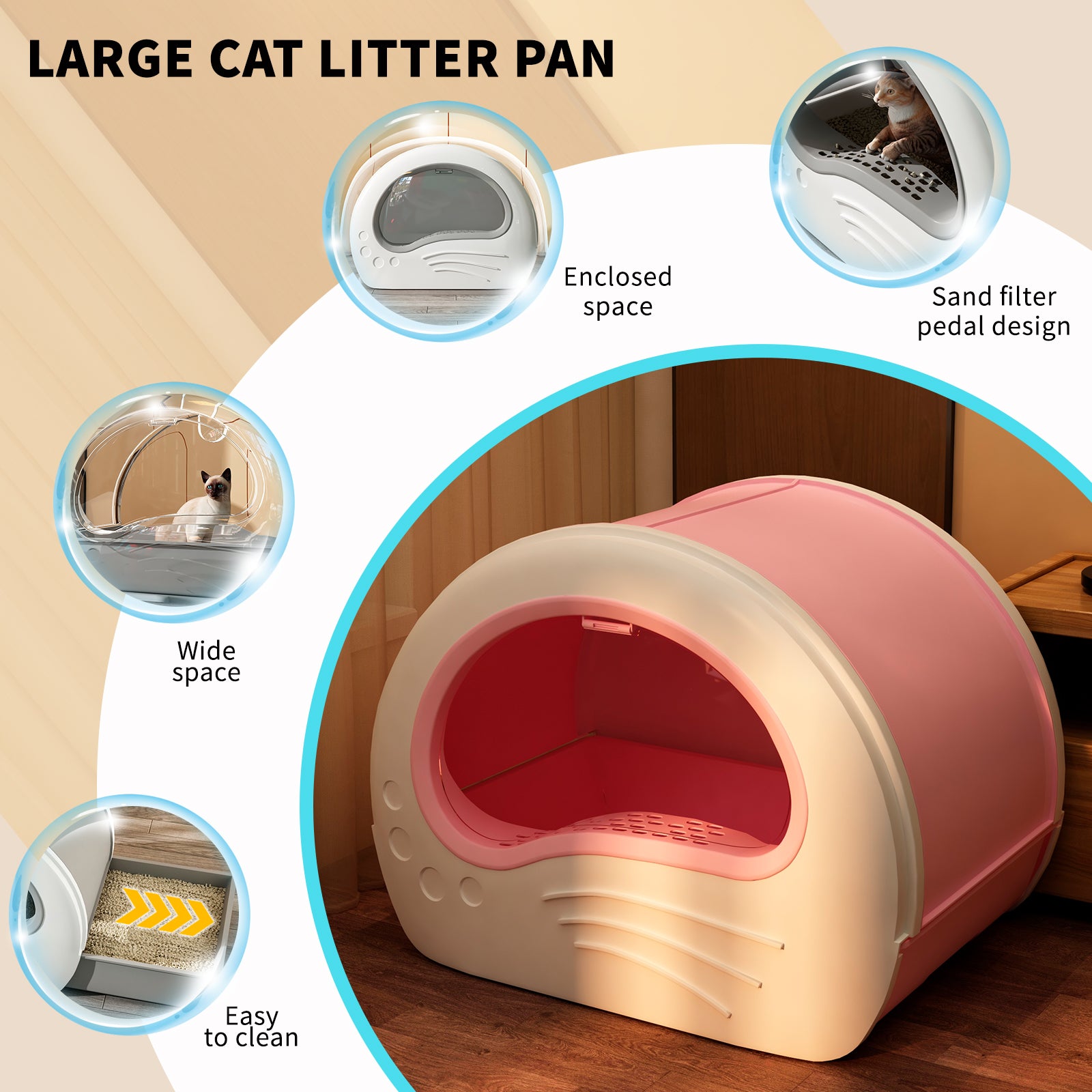 Rice Ball Cat Litter Box