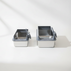 Stainless Steel Cat Litter Box with High Sides & Anti-Splash Guard – Durable, Easy-to-Clean Design