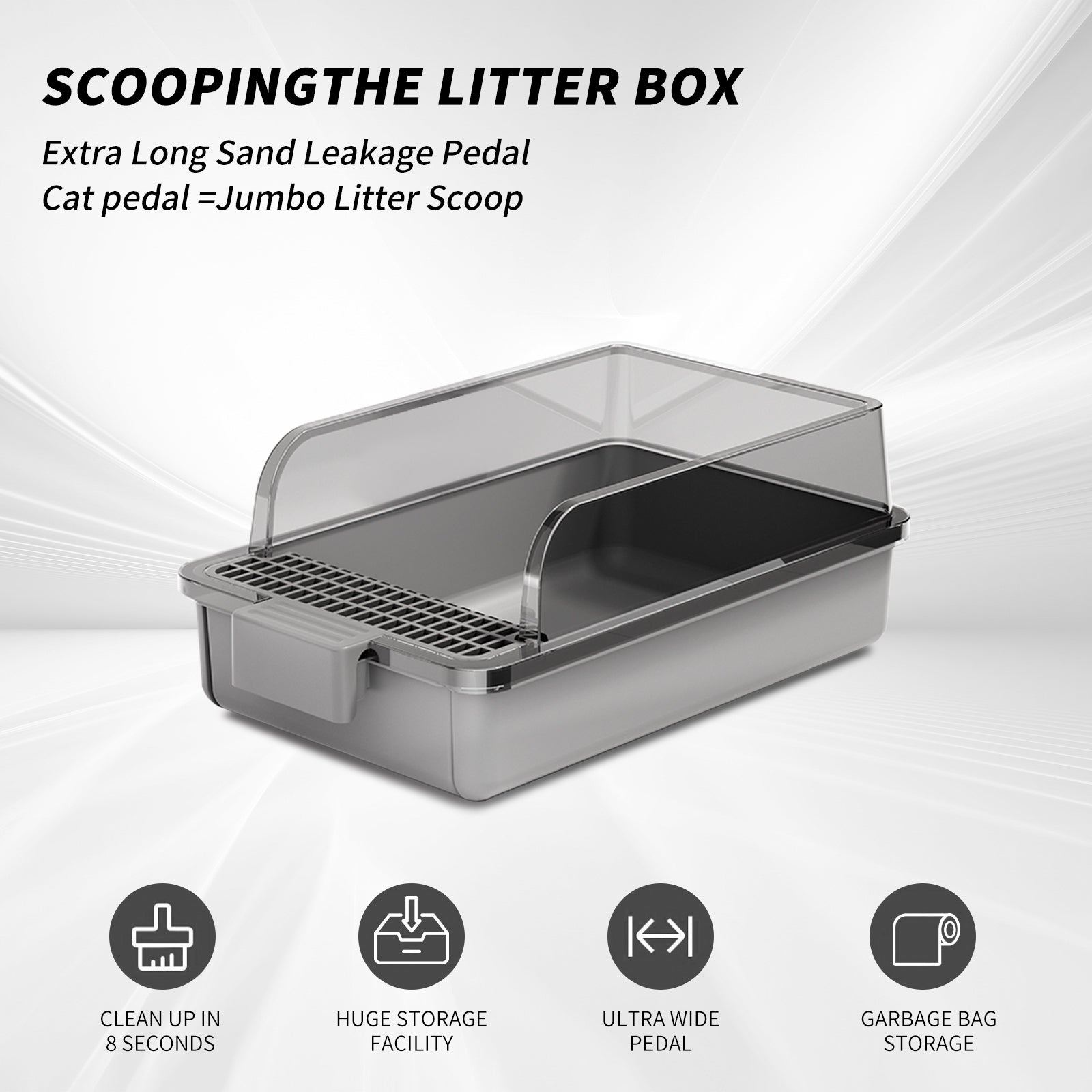 Scooping Cat Litter Box