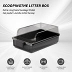 Scooping Cat Litter Box