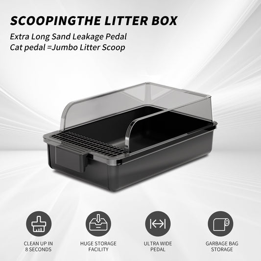 Scooping Cat Litter Box