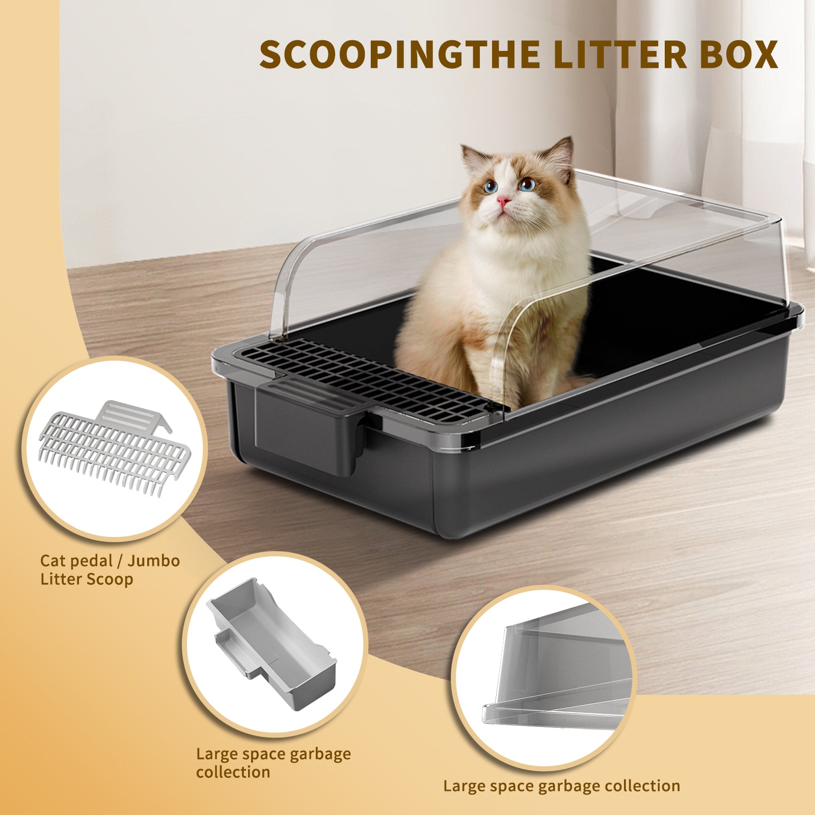 Scooping Cat Litter Box