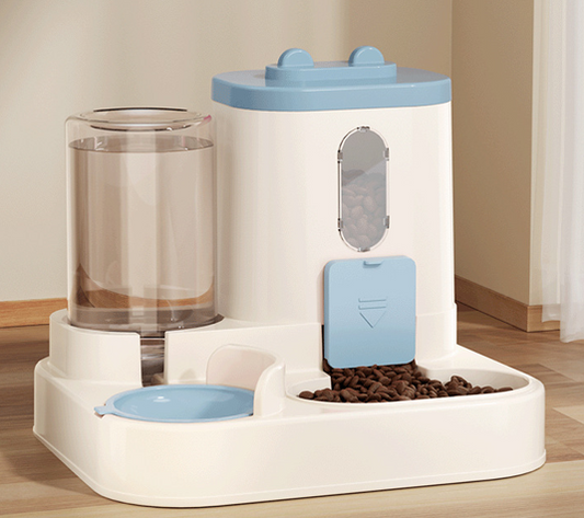 2-in-1 Cat Food & Water Dispenser