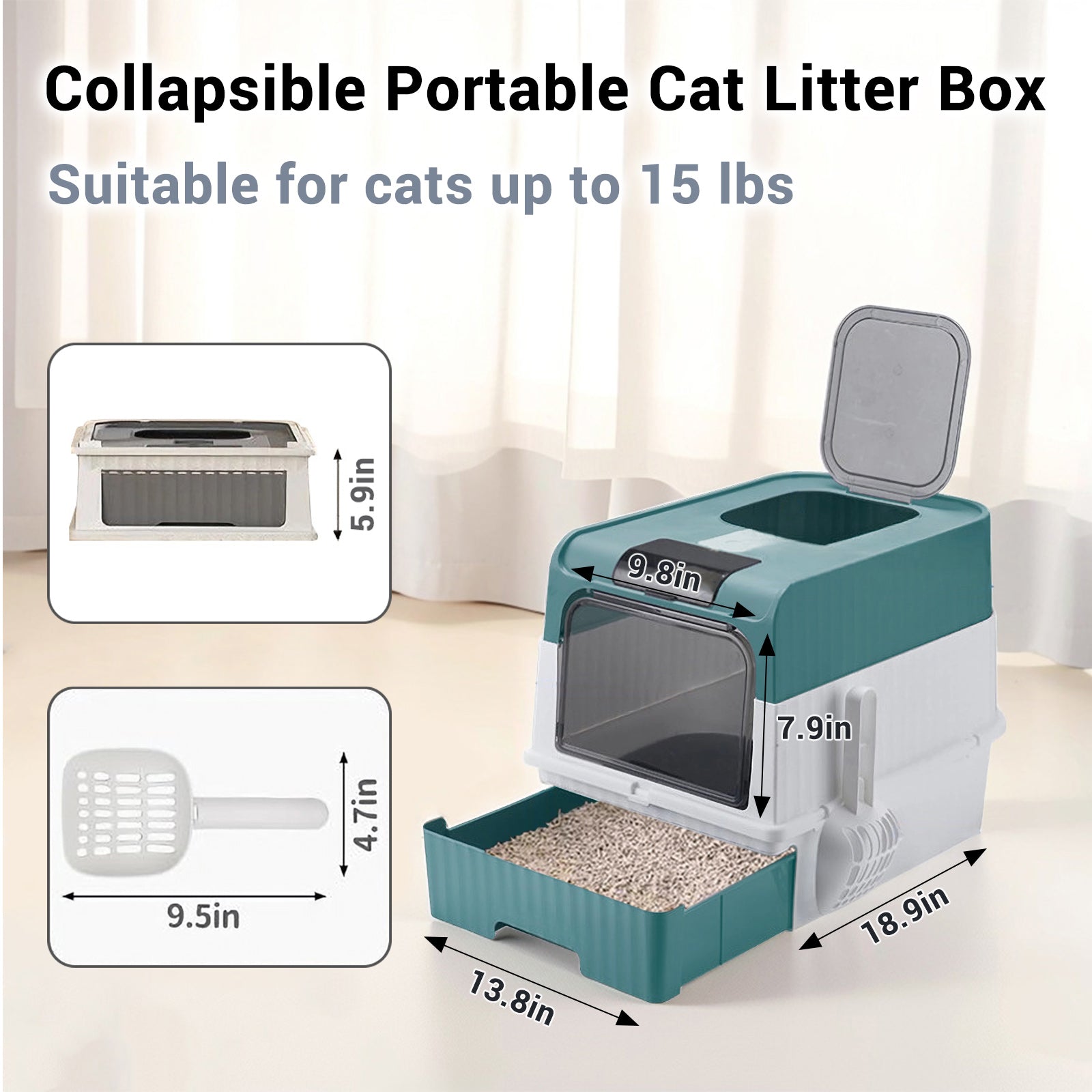 Cube Cat Litter Box