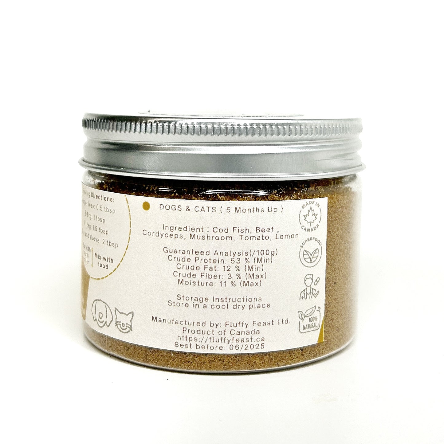 Fluffy Feast Immunity Boost Formula for Dogs & Cats – Natural Immune Support