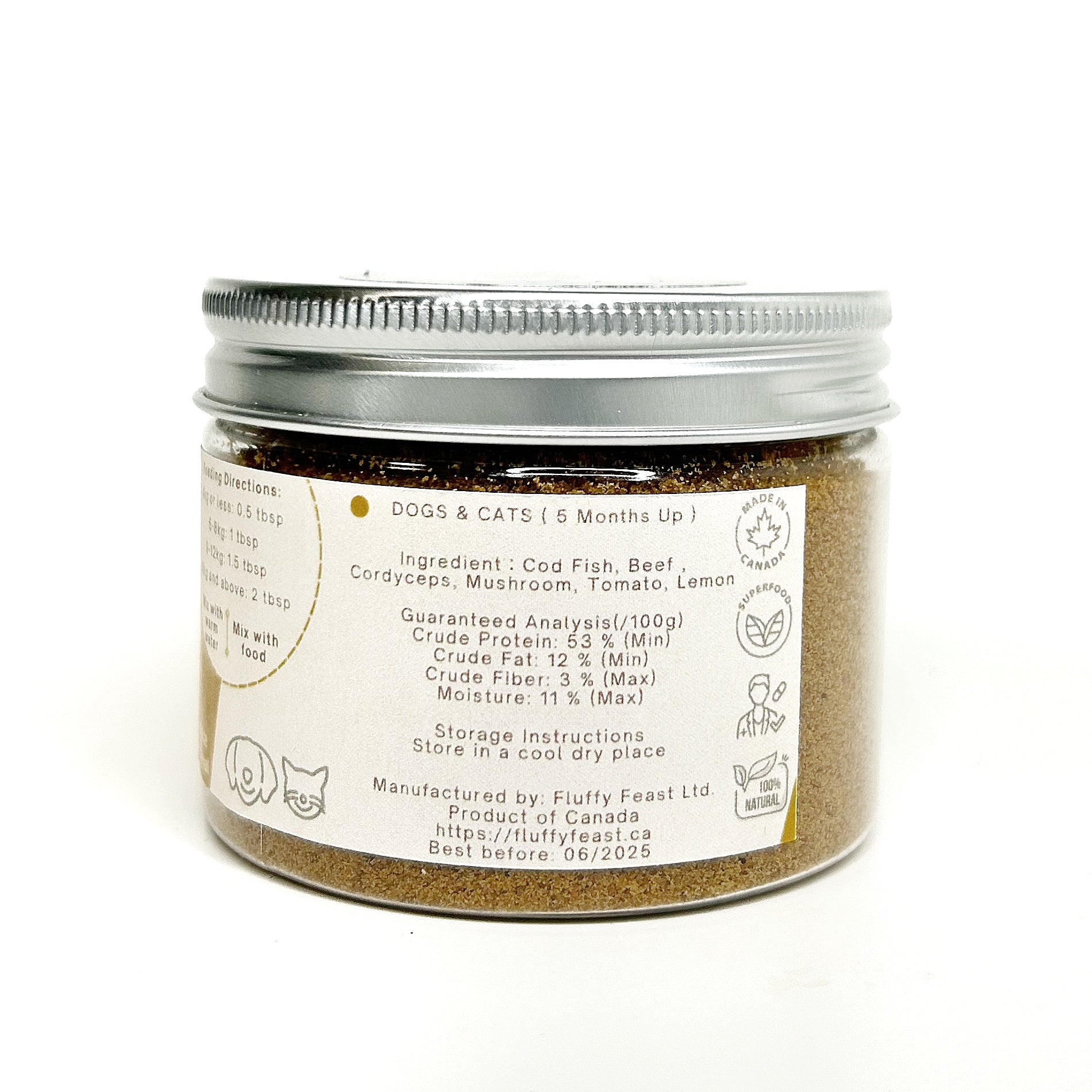 Fluffy Feast Immunity Boost Formula for Dogs & Cats – Natural Immune Support