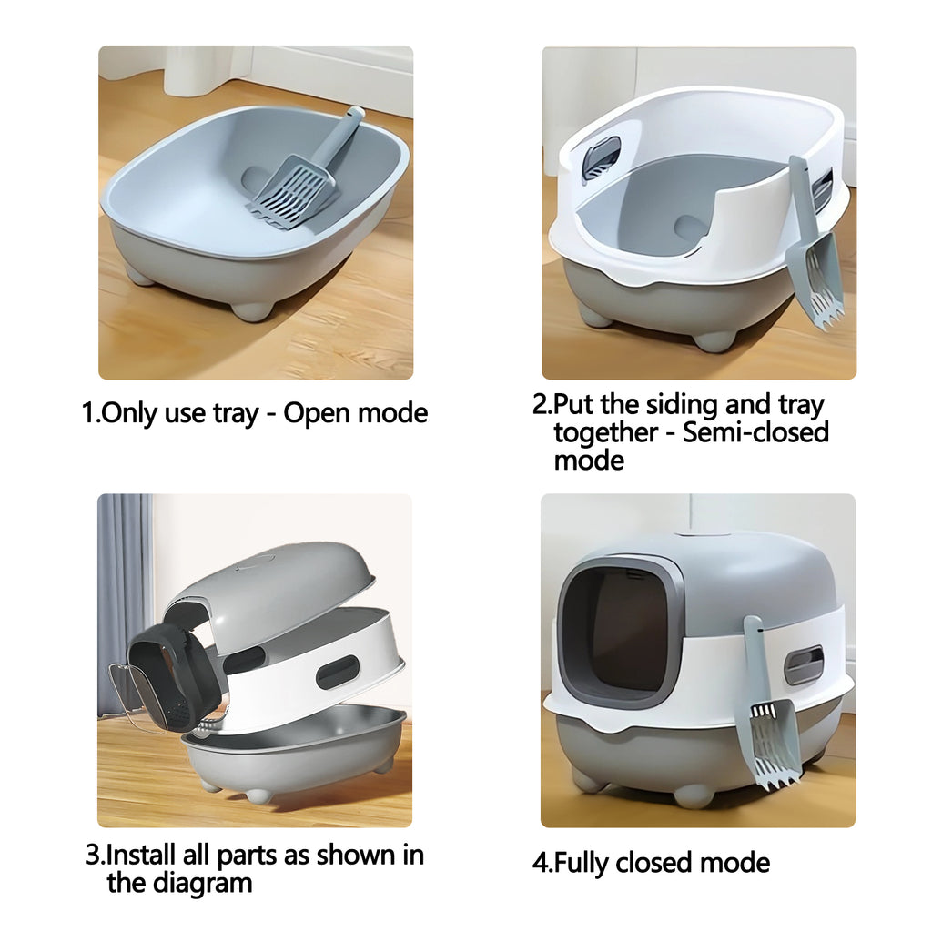 SpaceShip Cat Litter Box