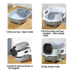 SpaceShip Cat Litter Box