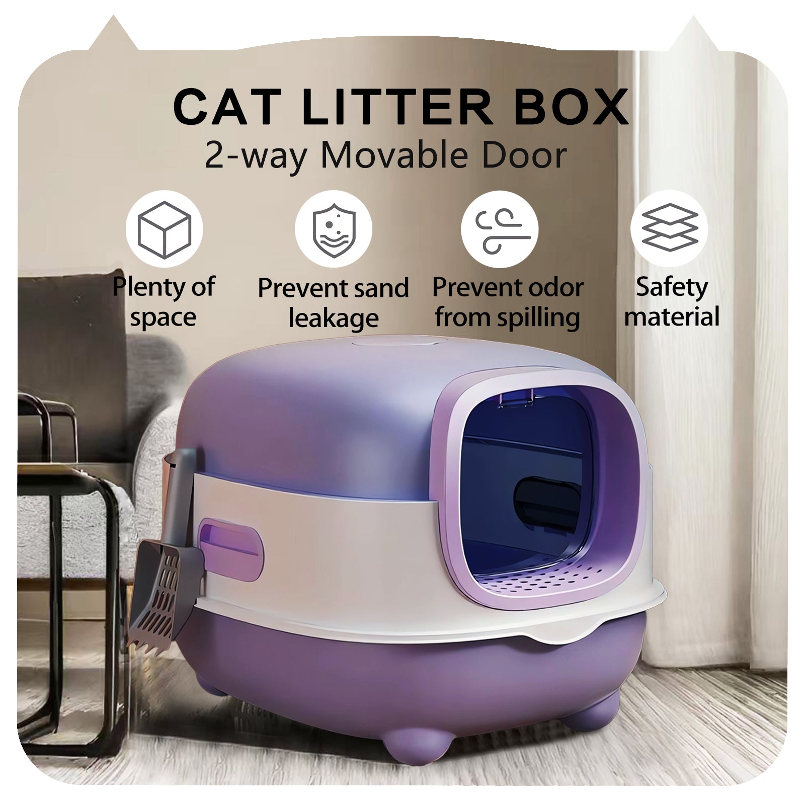 SpaceShip Cat Litter Box