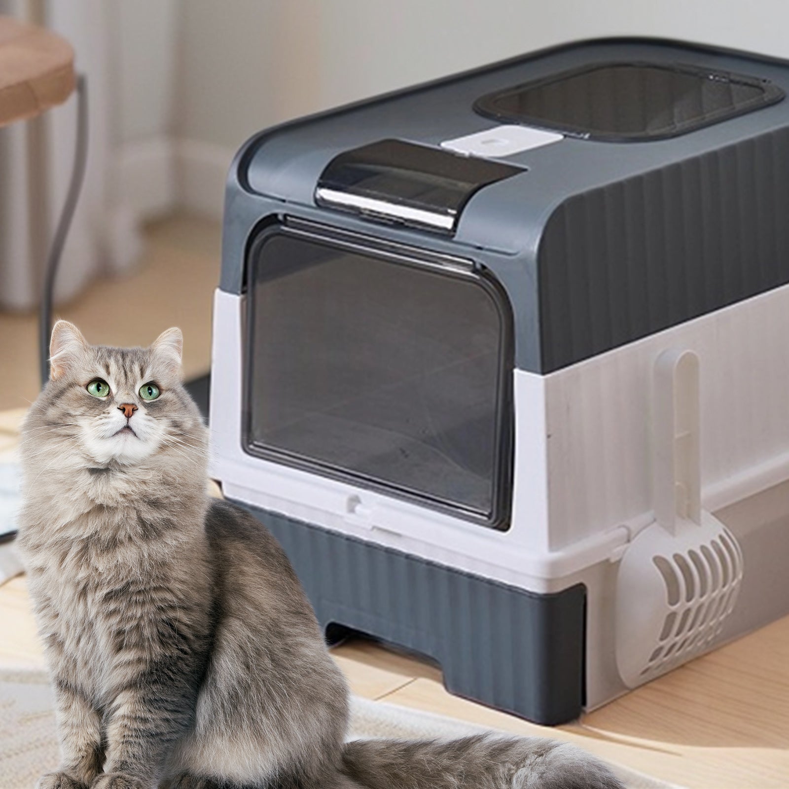 Cube Cat Litter Box