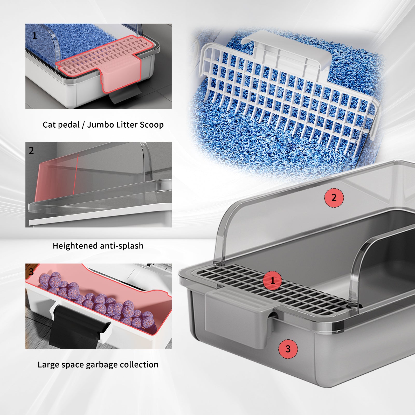 Scooping Cat Litter Box
