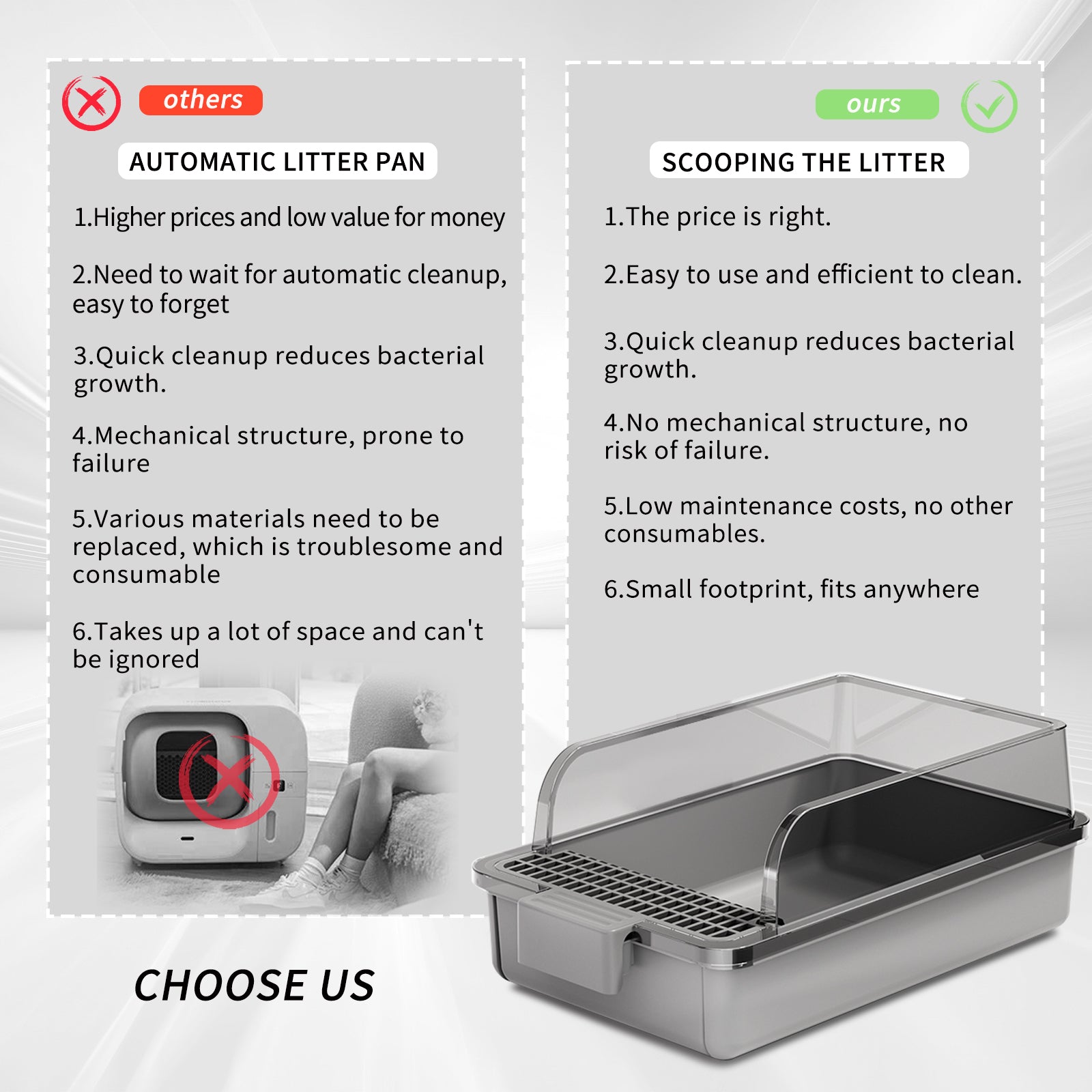 Scooping Cat Litter Box