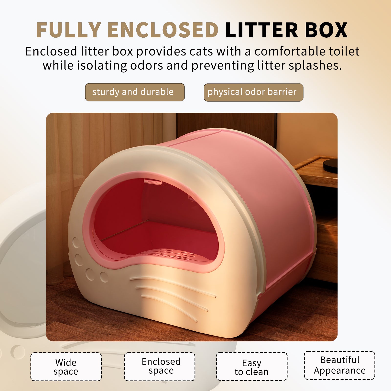 Rice Ball Cat Litter Box
