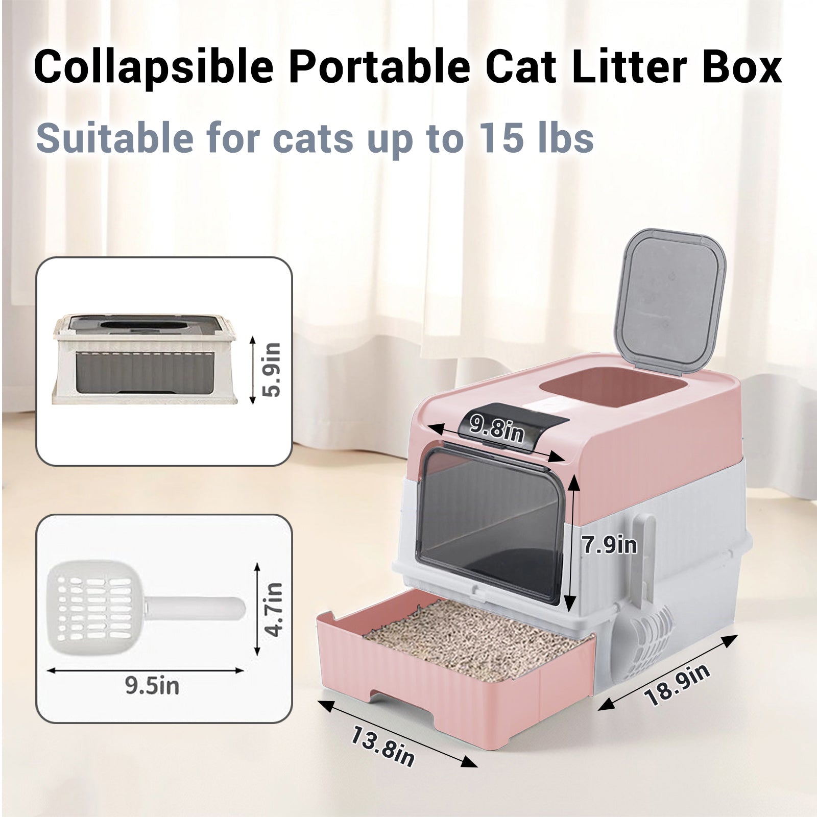 Cube Cat Litter Box