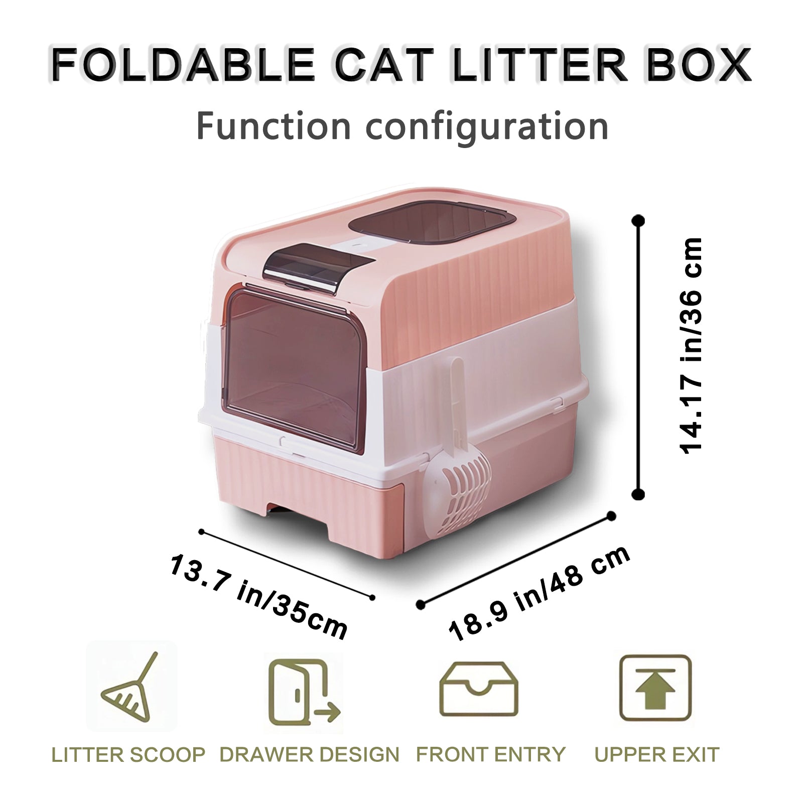 Cube Cat Litter Box