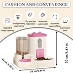 2-in-1 Automatic Cat Feeder & Water Dispenser