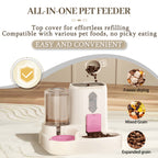 2-in-1 Automatic Cat Feeder & Water Dispenser