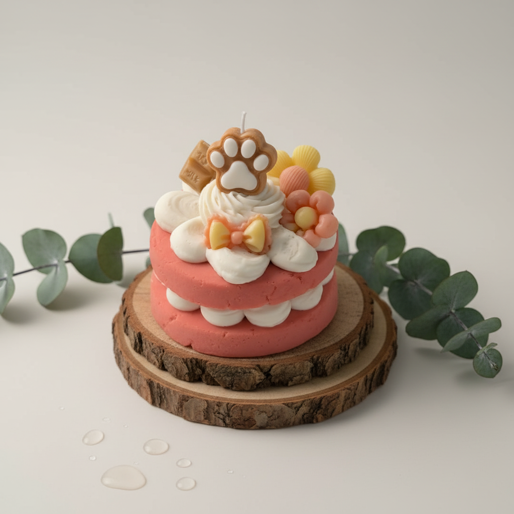Pet 2-Layer Cake - Pink