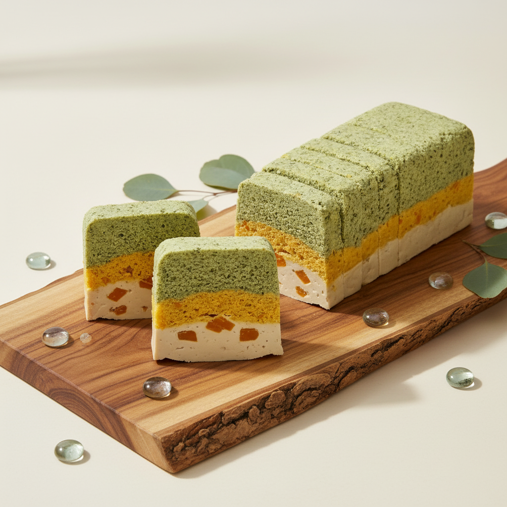 Tricolor Pet Loaf Cake: Chicken & Sweet Potato